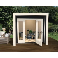 Weka tuinhuis 263 GR1 antraciet 235x239cm