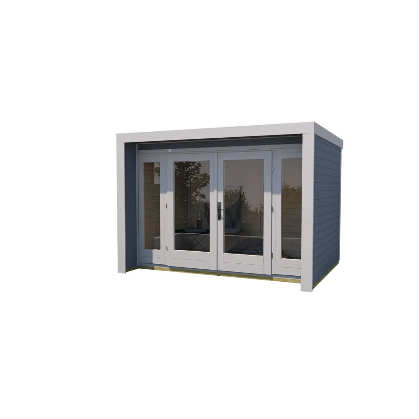 Weka tuinhuis 263 GR3 grijs 295x295cm