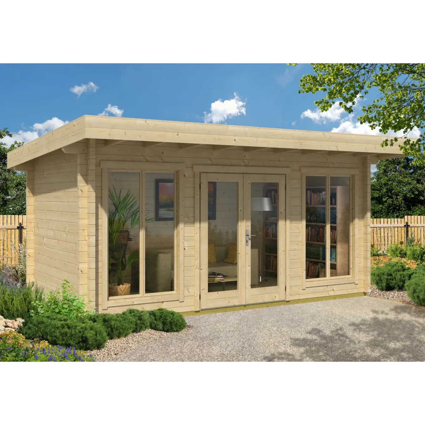Weka weekendhuis 709 GR2 250x480cm