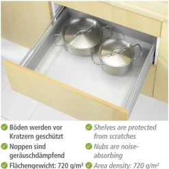 Wenko antislipmat grijs extra sterk 50x150cm