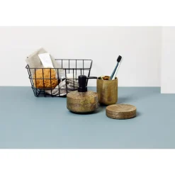 Wenko draadmand Viana 18x25x12cm zwart mat