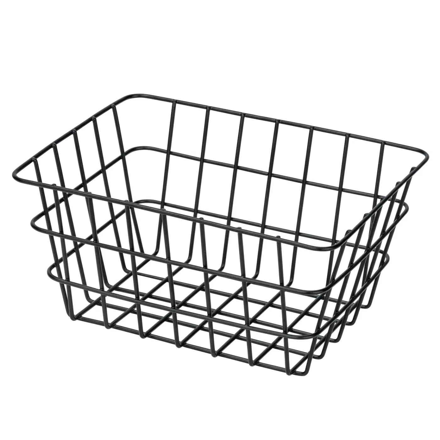Wenko draadmand Viana 18x25x12cm zwart mat