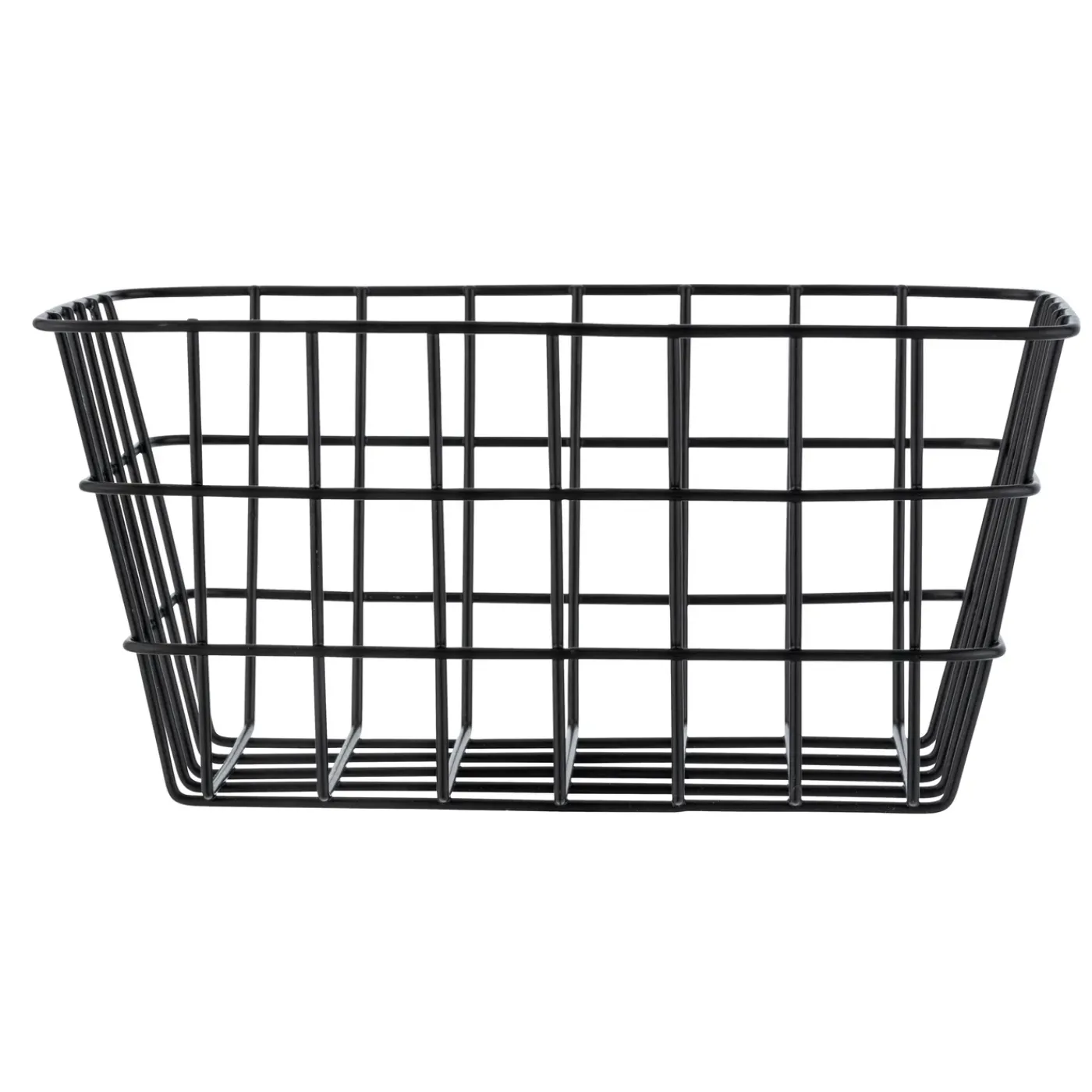 Wenko draadmand Viana 18x25x12cm zwart mat
