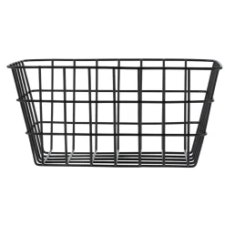 Wenko draadmand Viana 18x25x12cm zwart mat