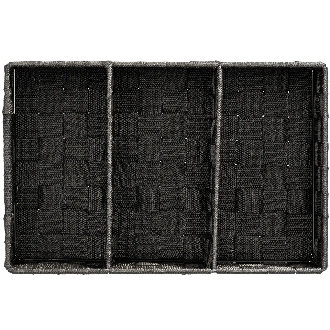 Wenko organizer Adria 3-vaks 32x21x10cm zwart