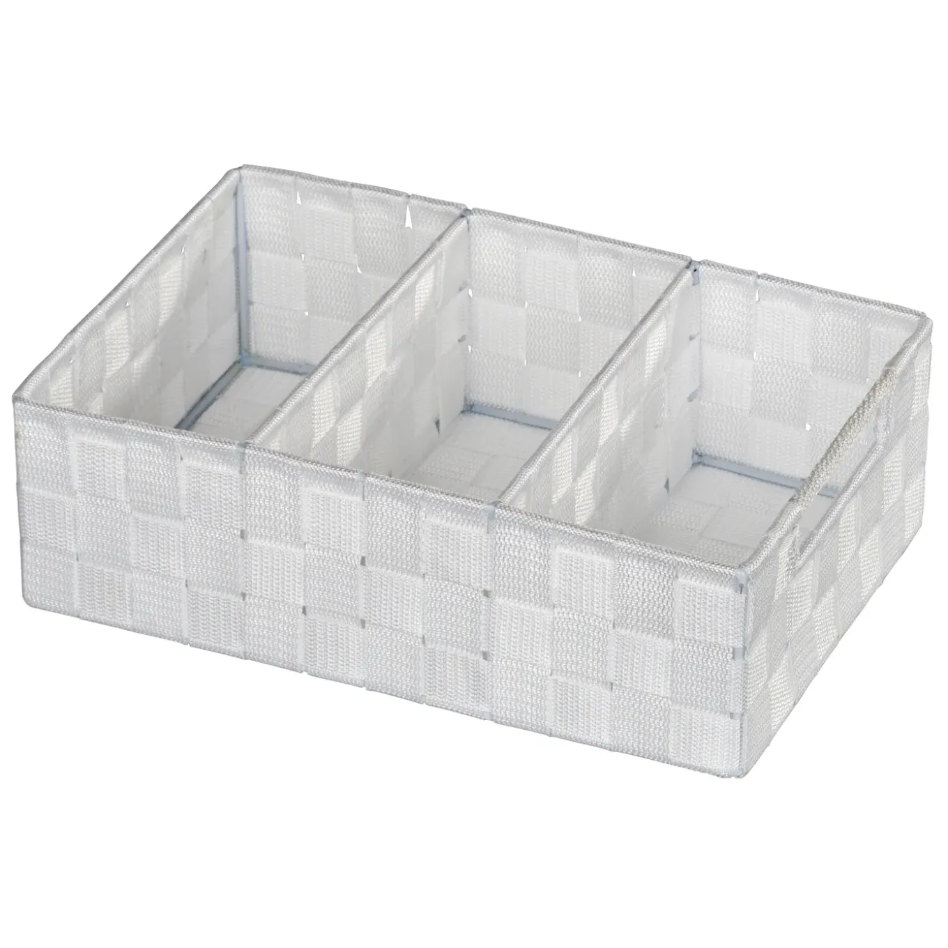 Wenko organizer Adria 3-vaks 32x21x10cm met wit