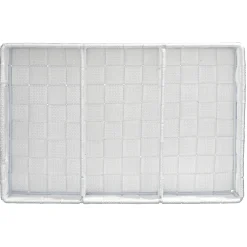 Wenko organizer Adria 3-vaks 32x21x10cm met wit