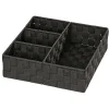 Wenko organizer Adria 4-vaks 32x32x10cm zwart