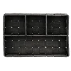 Wenko organizer Adria 4-vaks 26x6,5x17cm zwart