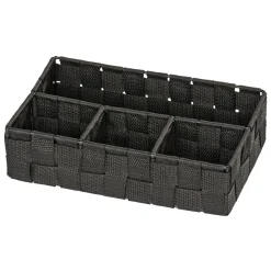 Wenko organizer Adria 4-vaks 26x6,5x17cm zwart