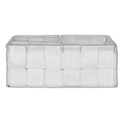 Wenko organizer Adria 4-vaks 26x17x6,5cm wit