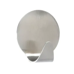 Wenko wandhaak rond medium 2 stuks RVS glanzend