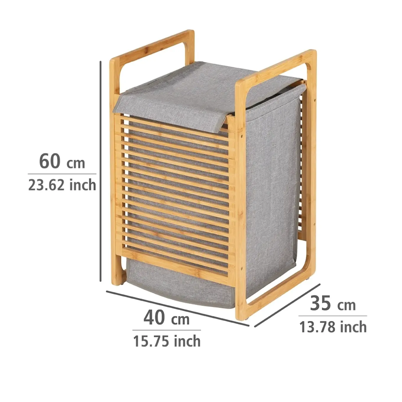 Wenko wasmand Bahari bamboe 43l 40x60x35cm