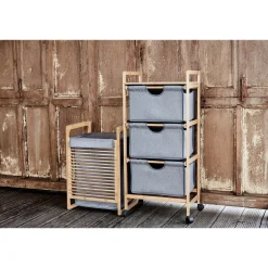 Wenko wasmand Bahari bamboe 43l 40x60x35cm