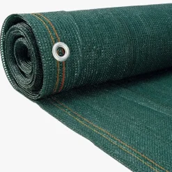 WERKA PRO - Verduisterende Windschermdoek - Polyethyleen 300 G/m² - Groen - Aluminium Ringen