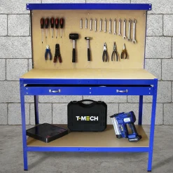 Monster Shop Werkbank met pegboard en lade - Blauw