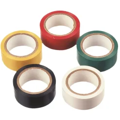 Werkzeyt Pvc Isolatietape Set – 5-delig – Assorti