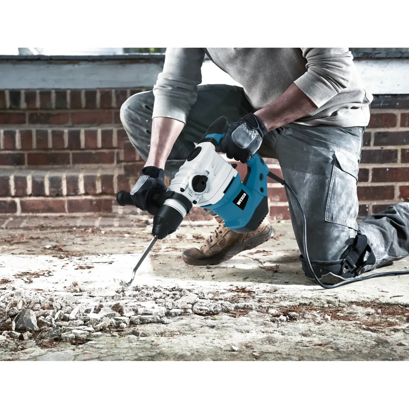 Wesco - Boorhamer - WS3189K - Gesnoerd - 230V - 4,0 J - SDS-Plus