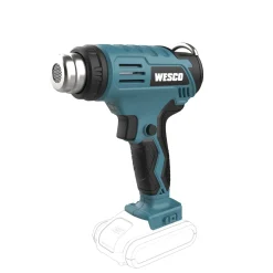 Wesco Heteluchtpistool 18V - Instelbare Temperatuur Tot 550°C - Compact Ontwerp - Inclusief Opbergkoffer