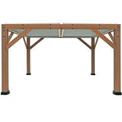Westmann Cederhouten Prieel Pergola Met Lamellendak Karl 396x335 Cm
