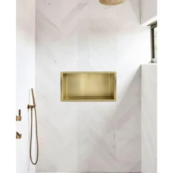 Wiesbaden Demis Inbouwnis - 30x60x10cm - Goud