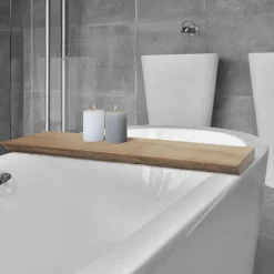 Wiesbaden Oak Badplanchet Strak 80x20x3