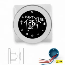 Wifi Inbouw Thermostaat Voor Elektrische Vloerverwarming Met Touchscreen En Spraakbesturing