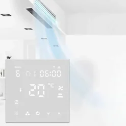 Smartlife Domotica Wifi Inbouw Thermostaat Voor Elektrische Vloerverwarming Met Touchscreen En Wifi Bediening