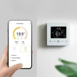 Wifi Opbouw Thermostaat Voor Centrale Verwarming Met Touchscreen App Bediening En Spraakbesturing