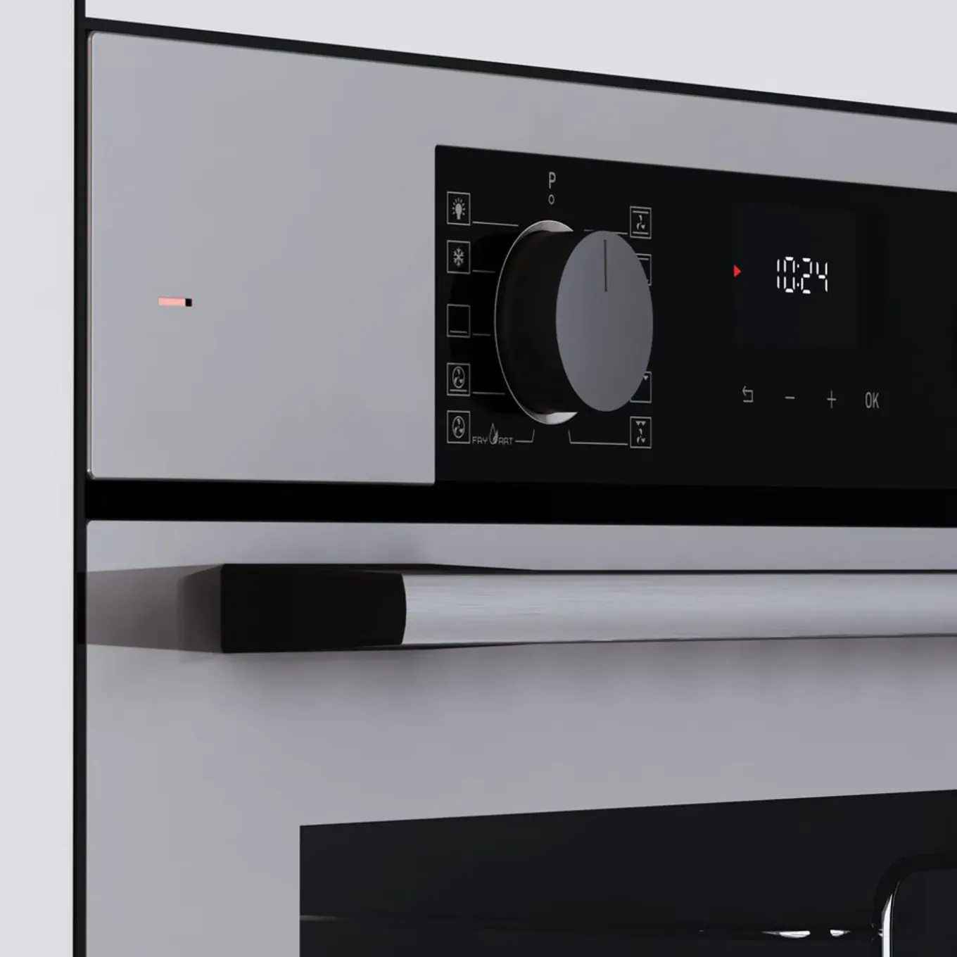 Wiggo - Inbouw Oven - Wo-bfa610(g) - Grijs - 60 Cm