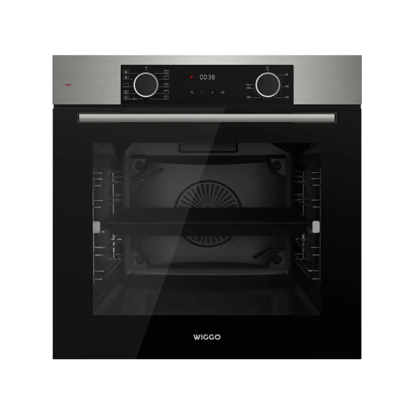 Wiggo - Inbouw Oven - Wo-bfa610(x) - Roestvrijstaal - 60 Cm