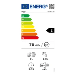 Wiggo - Inbouw Vaatwasser - Wd-b4126e(x) - Roestvrijstaal - 45 Cm