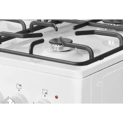 Wiggo - Vrijstaande Gasfornuis - Wo-e606a(ww) - Wit - 60 Cm