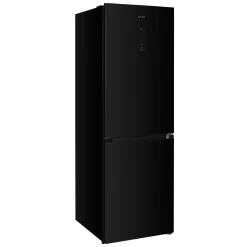 Wiggo - Vrijstaande Koel-vriescombi Koelkast - Wr-cd18c(b) - Zwart - 60 Cm