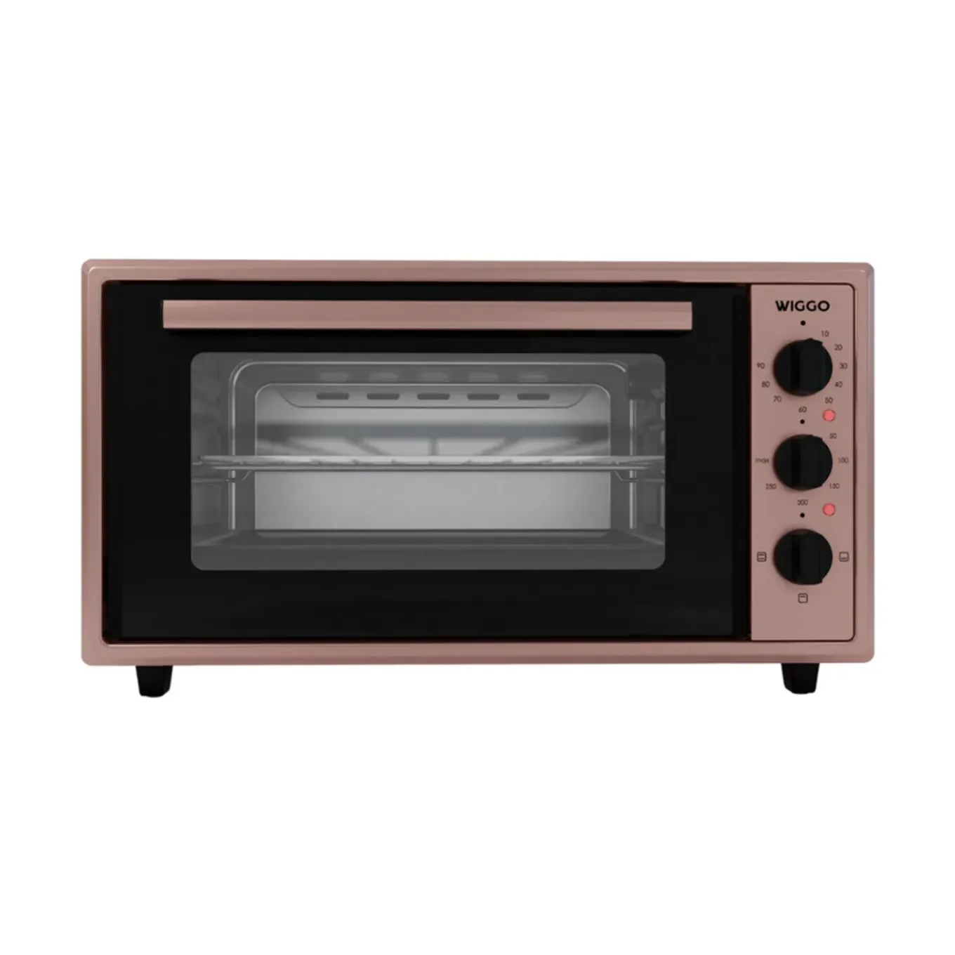 Wiggo - Vrijstaande Mini Oven - Wmo-e456(p) - Roze - 45 Liter