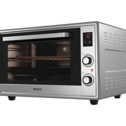 Wiggo - Vrijstaande Mini Oven - Wmo-e657(x) - Roestvrijstaal - 65 Liter