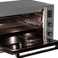 Wiggo - Vrijstaande Mini Oven - Wmo-e657(x) - Roestvrijstaal - 65 Liter