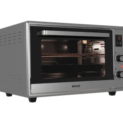 Wiggo - Vrijstaande Mini Oven - Wmo-e657(x) - Roestvrijstaal - 65 Liter