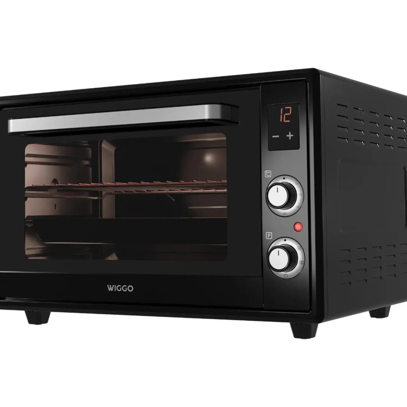 Wiggo - Vrijstaande Mini Oven - Wmo-e657(b) - Zwart - 65 Liter