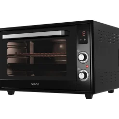 Wiggo - Vrijstaande Mini Oven - Wmo-e657(b) - Zwart - 65 Liter