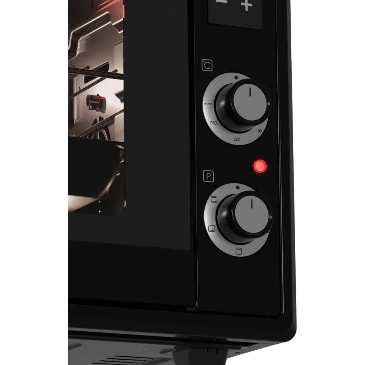 Wiggo - Vrijstaande Mini Oven - Wmo-e657(b) - Zwart - 65 Liter