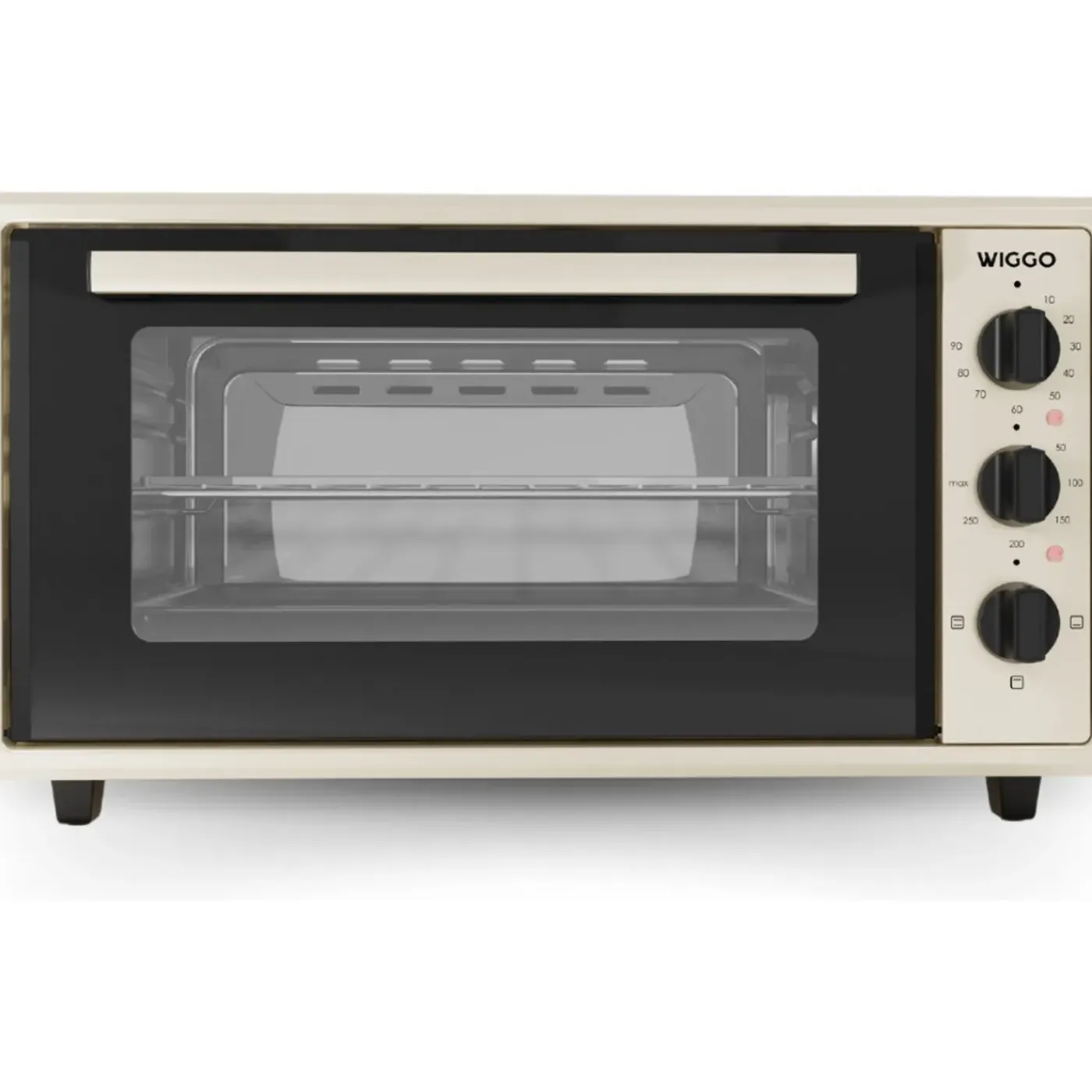 Wiggo - Vrijstaande Mini Oven - Wmo-e456(c) - Creme - 45 Liter