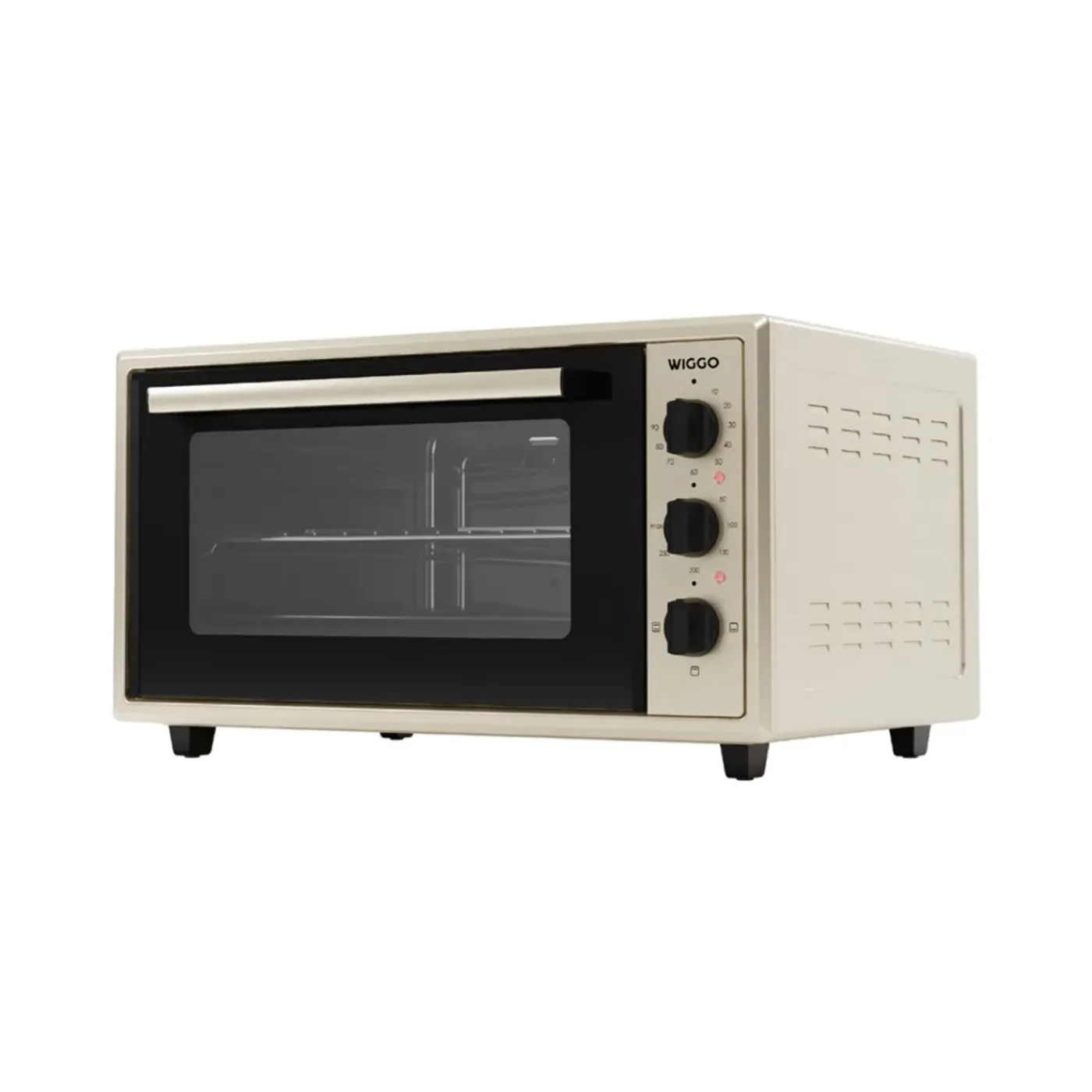 Wiggo - Vrijstaande Mini Oven - Wmo-e456(c) - Creme - 45 Liter