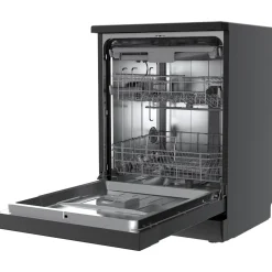 Wiggo - Vrijstaande Vaatwasser - Wd-f6148b(dx) - Donker Roestvrijstaal - 60 Cm