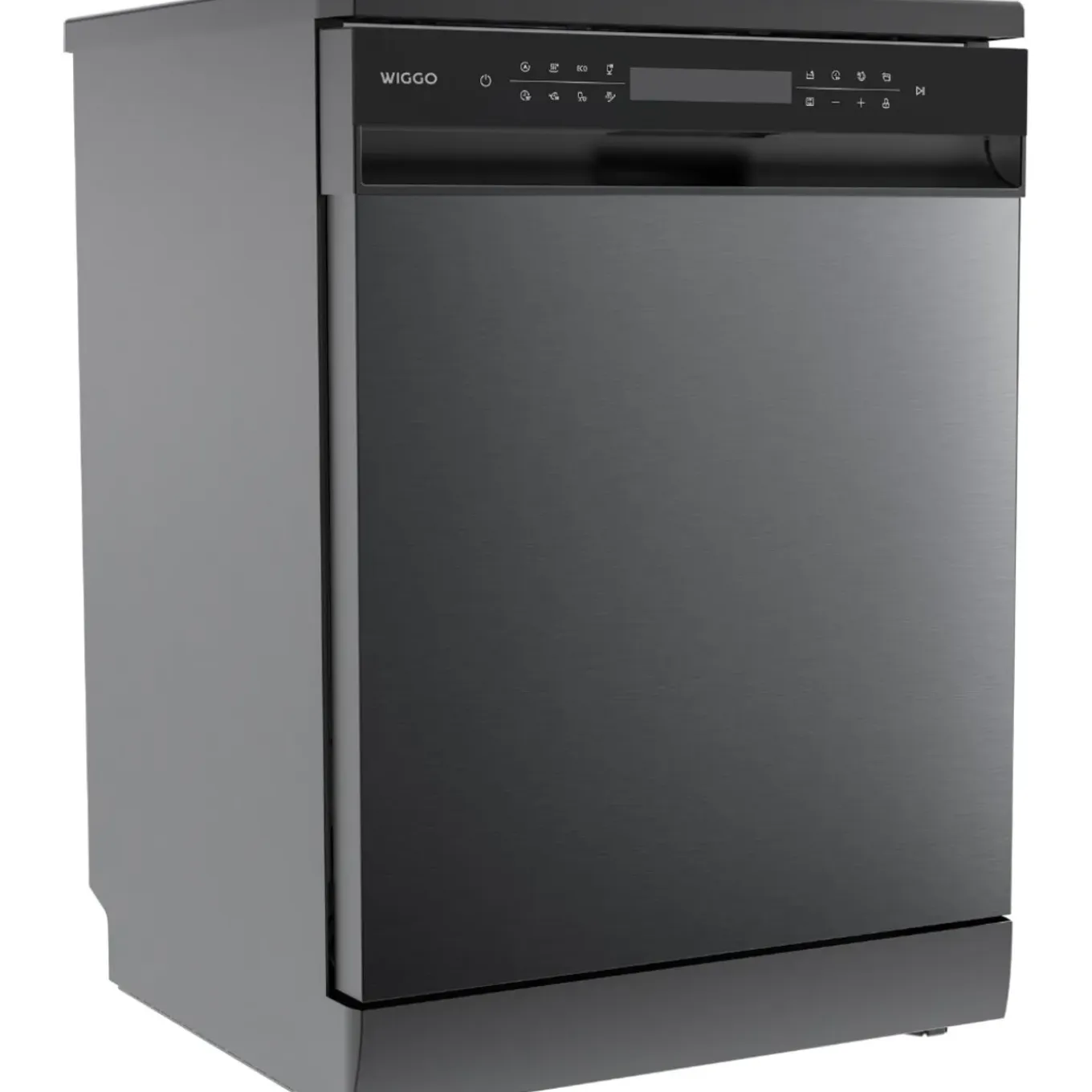 Wiggo - Vrijstaande Vaatwasser - Wd-f6148b(dx) - Donker Roestvrijstaal - 60 Cm