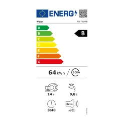 Wiggo - Vrijstaande Vaatwasser - Wd-f6148b(w) - Wit - 60 Cm