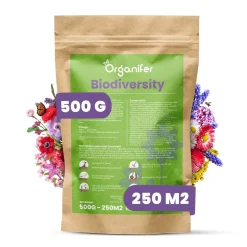 Organifer Wildbloemenmengsel - Biodiversity - 62 Soorten - 500 G Voor 250 M2 -