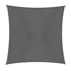Windhager schaduwdoek Cannes vierkant antraciet 4x4m
