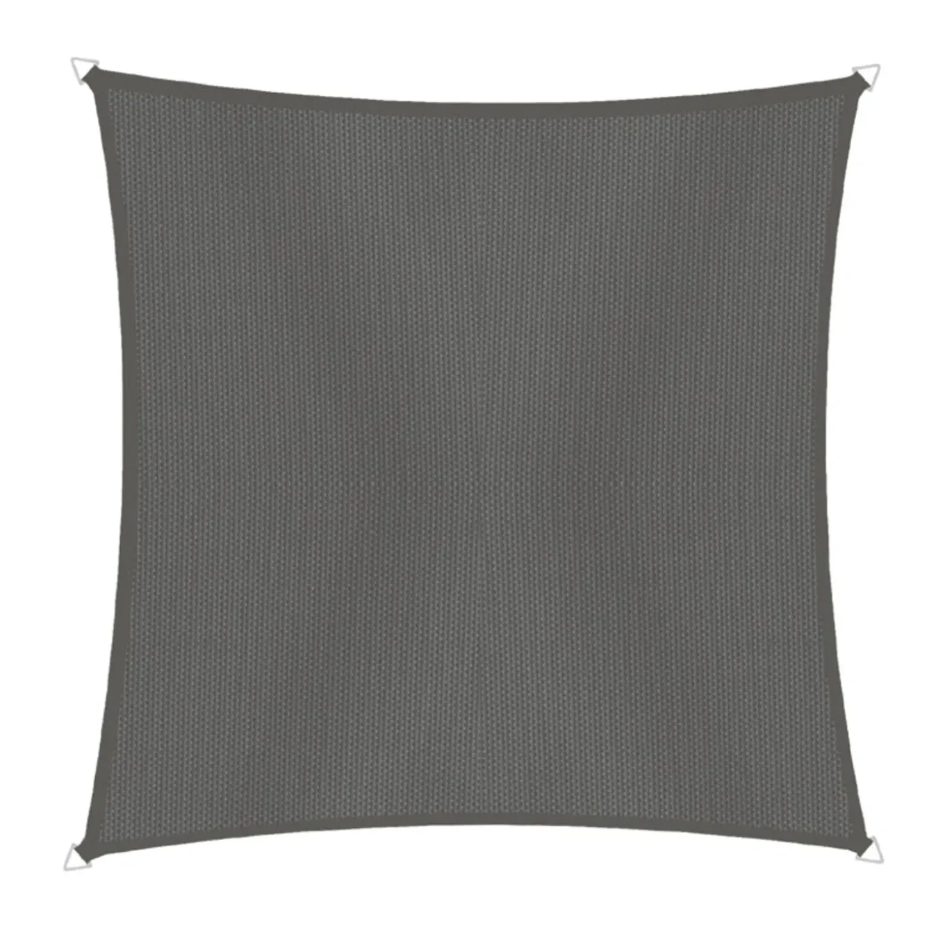Windhager schaduwdoek Cannes vierkant antraciet 4x4m