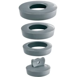 Wirquin afvoerstop met 3 ringen grijs